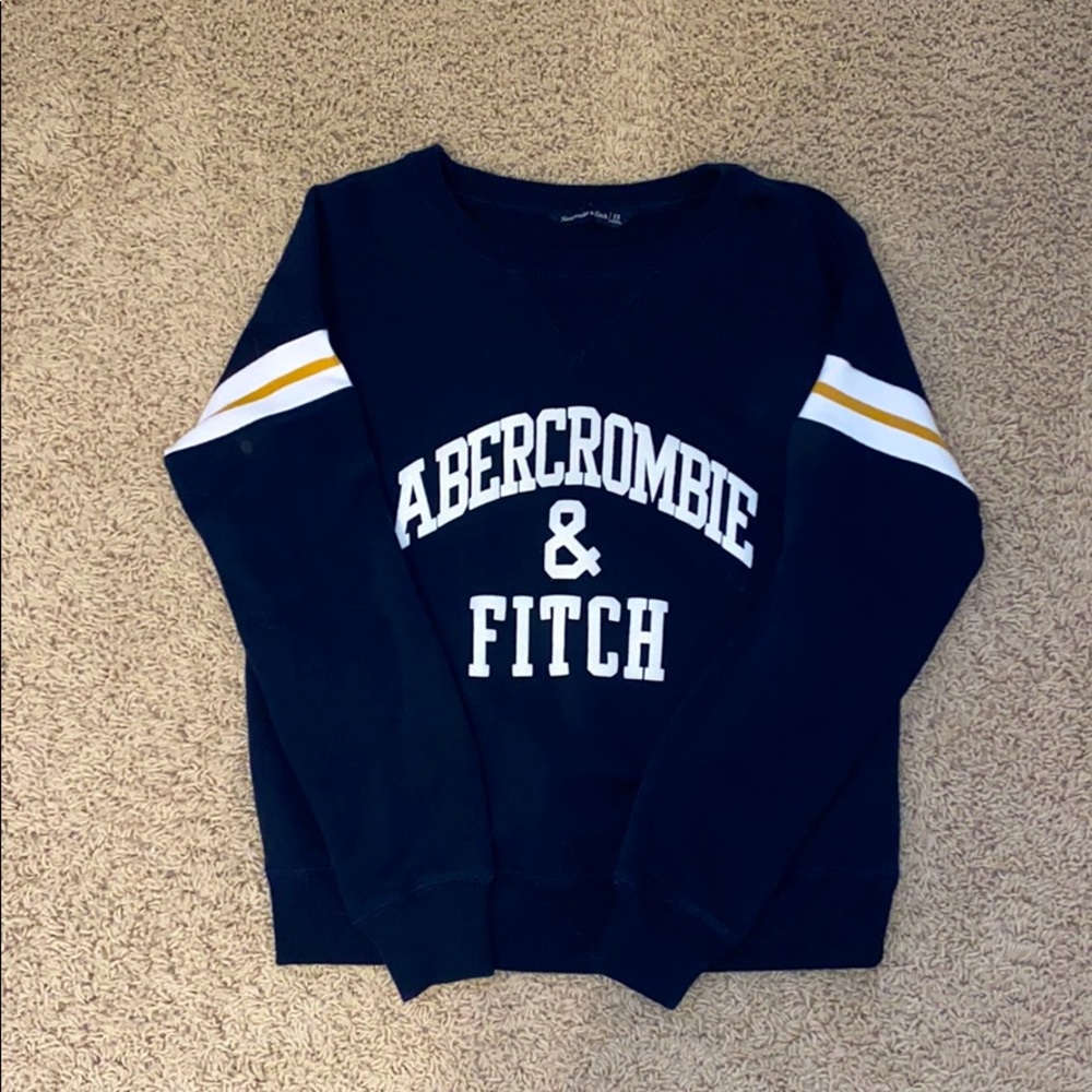 Navy Abercrombie & Fitch Sweatshirt